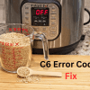 Step-by-step guide on resolving Instant Pot C6 error, including troubleshooting tips and preventive measures for hassle-free cooking.