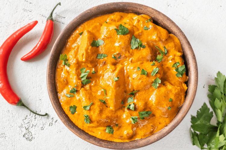 Instant Pot Chicken Tikka Masala – a plate of flavorful, creamy goodness with marinated chicken and aromatic spices.
