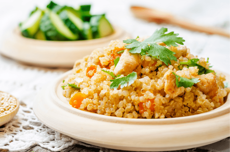 Instant Pot Quinoa Chicken Fried Rice Recipe