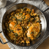 Instant Pot Tuscan Chicken: A creamy, herb-infused delight over al dente pasta – a burst of Italian flavors on a plate.