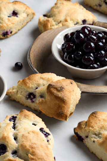 Fruity and Fluffy: Air Fryer Blackcurrant Scones